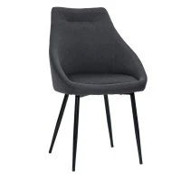 Chaise En Tissu Gris Foncé Et Métal Noir BOOMER -Boutique Miliboo chaise en tissu gris fonce et metal noir boomer 51866 62c686287ec29 1200 675