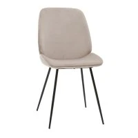 Chaise En Toissu Velours Taupe Et Métal Noir (lot De 2) KAOLY -Boutique Miliboo chaise en toissu velours taupe et metal noir lot de 2 kaoly 51941 62d5500f1c9f4 1200 675