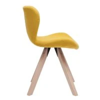 Chaise Scandinave En Tissu Effet Velours Jaune Moutarde Et Bois Clair Massif ANYA -Boutique Miliboo chaise scandinave en tissu effet velours jaune moutarde et bois clair massif anya 49439 63ff56db0ec43 1200 675