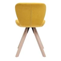 Chaise Scandinave En Tissu Effet Velours Jaune Moutarde Et Bois Clair Massif ANYA -Boutique Miliboo chaise scandinave en tissu effet velours jaune moutarde et bois clair massif anya 49439 63ff56dd8110a 1200 675