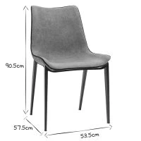 Chaises Design En Tissu Effet Velours Gris Et Métal Noir (lot De 2) BLAZE -Boutique Miliboo chaises design en tissu effet velours gris et metal noir lot de 2 blaze 50395 61a0bb535369d 1200 675
