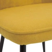 Chaises Design En Tissu Effet Velours Jaune Moutarde Et Métal Noir (lot De 2) FANETTE 14 Chaises Design En Tissu Effet Velours Jaune Moutarde Et Métal Noir (lot De 2) FANETTE -Boutique Miliboo chaises design en tissu effet velours jaune moutarde et metal noir lot de 2 fanette 52684 63ff399ad5442 1200 675
