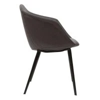 Chaises Design En Tissu Gris Foncé Et Métal Noir (lot De 2) TAYA -Boutique Miliboo chaises design en tissu gris fonce et metal noir lot de 2 taya 48900 60341740db283 1200 675