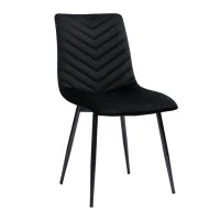 Chaises Design En Tissu Velours Noir Et Métal Noir (lot De 2) PUMPKIN -Boutique Miliboo chaises design en tissu velours noir et metal noir lot de 2 pumpkin 52675 63721ca102fa8 1200 675