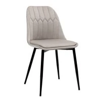 Chaises Design En Tissu Velours Taupe Et Métal Noir (lot De 2) FUSE -Boutique Miliboo chaises design en tissu velours taupe et metal noir lot de 2 fuse 51601 63bfd1fb97ae8 1200 675