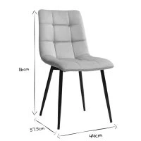 Chaises Design En Tissu Velours Taupe Et Métal Noir (lot De 2) MAXWELL -Boutique Miliboo chaises design en tissu velours taupe et metal noir lot de 2 maxwell 52284 63e4b2d4608e6 1200 675