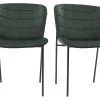 Chaises Design En Tissu Velours Vert Foncé Et Métal Noir (lot De 2) SAIGA -Boutique Miliboo chaises design en tissu velours vert fonce et metal noir lot de 2 saiga 52682 63185f192a0c7 1200 675