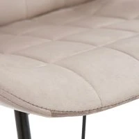 Chaises Design En Velours Taupe Et Métal Noir (lot De 2) SAIGA -Boutique Miliboo chaises design en velours taupe et metal noir lot de 2 saiga 52680 6318547fc0258 1200 675