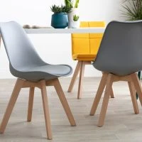 Chaises Design Gris Et Bois Clair Massif (lot De 2) PAULINE -Boutique Miliboo chaises design gris et bois clair massif lot de 2 pauline 42533 5cc6be71db297 1200 675