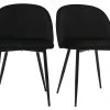 Chaises Design Noires En Tissu Velours Et Métal (lot De 2) CELESTE -Boutique Miliboo chaises design noires en tissu velours et metal lot de 2 celeste 51893 62bda93ad4d5a 1200 675
