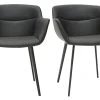 Chaises Design Noires (lot De 2) NERO