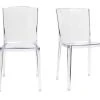 Chaises Design Transparentes Empilables (lot De 2) ISLAND