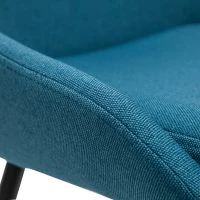 Chaises En Tissu Bleu Canard Et Métal Noir (lot De 2) HOLO -Boutique Miliboo chaises en tissu bleu canard et metal noir lot de 2 holo 51847 628e2e4fd210e 1200 675