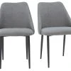Chaises En Tissu Effet Velours Gris Et Métal Noir (lot De 2) ELLO -Boutique Miliboo chaises en tissu effet velours gris et metal noir lot de 2 ello 47830 5f08322046a41 1200 675