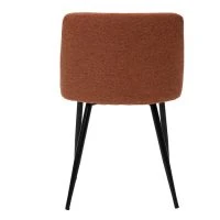 Chaises En Tissu Effet Velours Texturé Terre Brûlée Et Métal Noir (lot De 2) MONTI -Boutique Miliboo chaises en tissu effet velours texture terre brulee et metal noir lot de 2 monti 51876 62bebfb48a702 1200 675