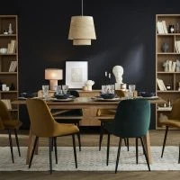 Chaises En Tissu Velours Bronze Et Métal Noir (lot De 2) HOLO -Boutique Miliboo chaises en tissu velours bronze et metal noir lot de 2 holo 51844 63624286705d4 1200 675