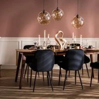 Chaises En Tissu Velours Noir Et Métal Noir (lot De 2) HOLO -Boutique Miliboo chaises en tissu velours noir et metal noir lot de 2 holo 48311 5fff25ba75232 1200 675