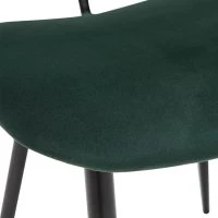 Chaises En Tissu Velours Vert Et Métal Noir (lot De 2) TOBIAS -Boutique Miliboo chaises en tissu velours vert et metal noir lot de 2 tobias 52069 62962b6a7792c 1200 675