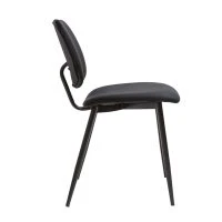 Chaises Noires En Tissu Velours Et Métal (lot De 2) TOBIAS -Boutique Miliboo chaises noires en tissu velours et metal lot de 2 tobias 52071 6296351b6df85 1200 675