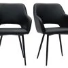 Chaises Noires (lot De 2) LAURETTE