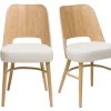Chaises Scandinaves Bois Chêne Et Tissu Effet Laine Bouclée écru (lot De 2) EDITO -Boutique Miliboo chaises scandinaves bois chene et tissu effet laine bouclee ecru lot de 2 edito 52636 6369228f64902 1200 675