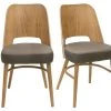 Chaises Vintage Bois Clair Chêne Et Assises En Tissu Marron (lot De 2) EDITO 2 Chaises Vintage Bois Clair Chêne Et Assises En Tissu Marron (lot De 2) EDITO -Boutique Miliboo chaises vintage bois clair chene et assises en tissu marron lot de 2 edito 52635 63369b0d50bf0 1200 675