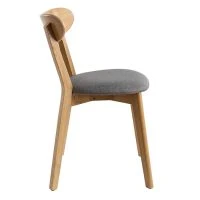 Chaises Vintage Bois Clair Chêne Et Tissu Gris (lot De 2) DOVE -Boutique Miliboo chaises vintage bois clair chene et tissu gris lot de 2 dove 50029 608fbc0f493db 1200 675