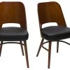 Chaises Vintage Bois Foncé Et Assises Noires (lot De 2) EDITO 1 Chaises Vintage Bois Foncé Et Assises Noires (lot De 2) EDITO -Boutique Miliboo chaises vintage bois fonce et assises noires lot de 2 edito 52639 6388906229a43 1200 675