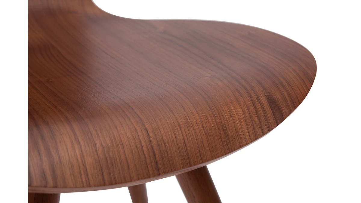 Chaises Vintage Bois Foncé Noyer (lot De 2) NORDECO 7 Chaises Vintage Bois Foncé Noyer (lot De 2) NORDECO – Image 5