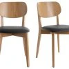 Chaises Vintage En Bois Clair Chêne Et Assise Noire (lot De 2) LUCIA 1 Chaises Vintage En Bois Clair Chêne Et Assise Noire (lot De 2) LUCIA -Boutique Miliboo chaises vintage en bois clair chene et assise noire lot de 2 lucia 51051 61dea473ec250 1200 675