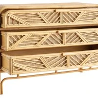 Commode Vintage En Rotin 3 Tiroirs L120 Cm GALON - Miliboo & Stéphane Plaza -Boutique Miliboo commode vintage en rotin 3 tiroirs l120 cm galon miliboo et stephane plaza 47094 5e202d7419581 1200 675