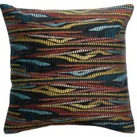 Coussin à Motif Multicolore 45 X 45 Cm ELEK