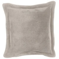 Coussin Doux Taupe 50 X 50 Cm FERO