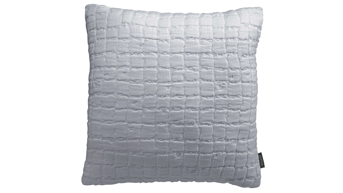 Coussin En Coton Texturé Gris Perle 45 X 45 Cm WAFLE 3 Coussin En Coton Texturé Gris Perle 45 X 45 Cm WAFLE