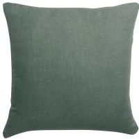 Coussin En Lin Gris 45 X 45 Cm LINEN