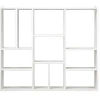 Étagère Murale Design En Bois Blanc L110 Cm CASYM