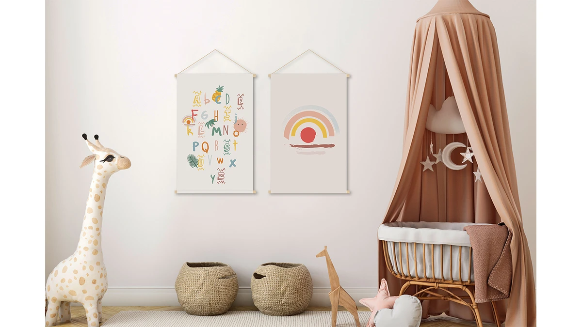 Kakemono Enfant Abécédaire L40 X L60 Cm PEPS 4 Kakemono Enfant Abécédaire L40 X L60 Cm PEPS – Image 2