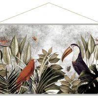 Kakemono Jungle L150 X L100 Cm PASSARO