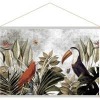 Kakemono Jungle L90 X L60 Cm PASSARO