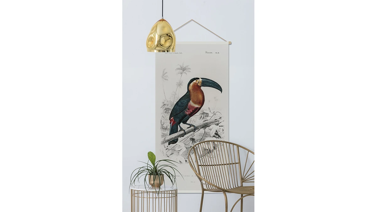 Kakemono Toucan L65 X L130 Cm TOUCAN 4 Kakemono Toucan L65 X L130 Cm TOUCAN – Image 2