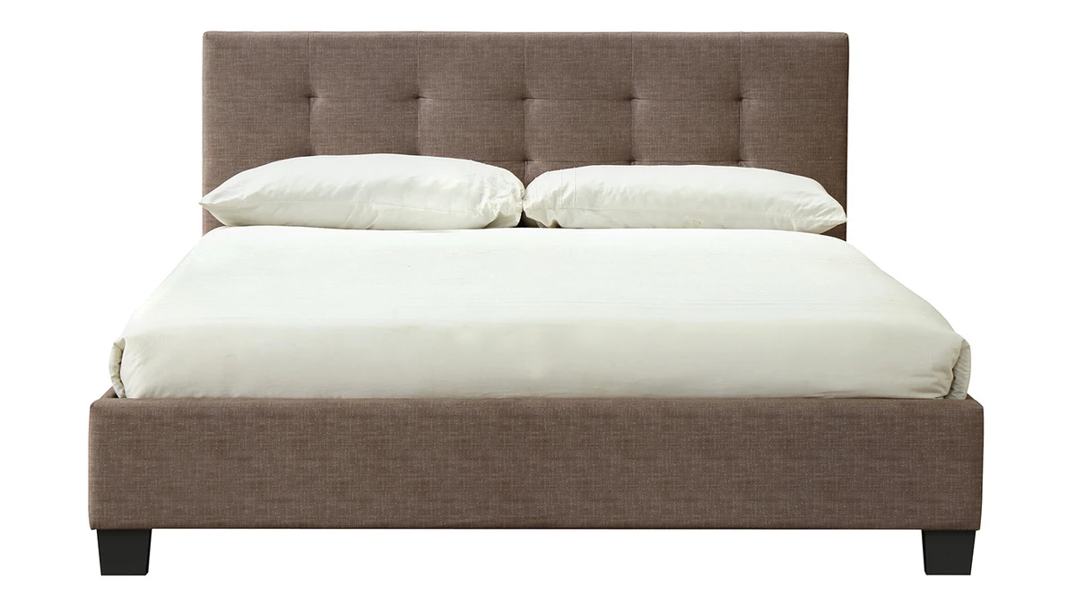 Lit 2 Places 160x200 Cm En Tissu Camel Capitonné MARQUISE 3 Lit 2 Places 160x200 Cm En Tissu Camel Capitonné MARQUISE