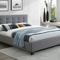 Lit 2 Places 160x200 Cm En Tissu Gris Capitonné MARQUISE -Boutique Miliboo lit 2 places 160x200 cm en tissu gris capitonne marquise 25933 5cd54cf3a27f5 1200 675