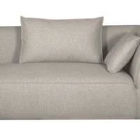 Module D'angle Droit Pour Canapé En Tissu Beige PLURIEL