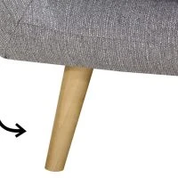 Pieds Bois Clair Hêtre Massif (lot De 4) OLAF