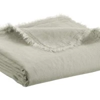 Plaid En Lin Naturel 130 X 180 Cm LINEN