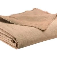 Plaid En Lin Sable 130 X 180 Cm LINEN