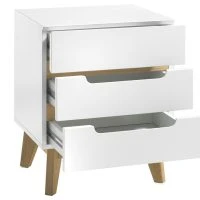 Table De Chevet 3 Tiroirs Blanc Mat Et Bois SKIVE -Boutique Miliboo table de chevet 3 tiroirs blanc mat et bois skive 47969 5e81f62d8cd01 1200 675