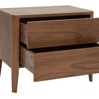 Table De Chevet Bois Foncé Noyer 2 Tiroirs L60 Cm BENJA -Boutique Miliboo table de chevet bois fonce noyer 2 tiroirs l60 cm benja 51831 630f64eb0ca2b 1200 675