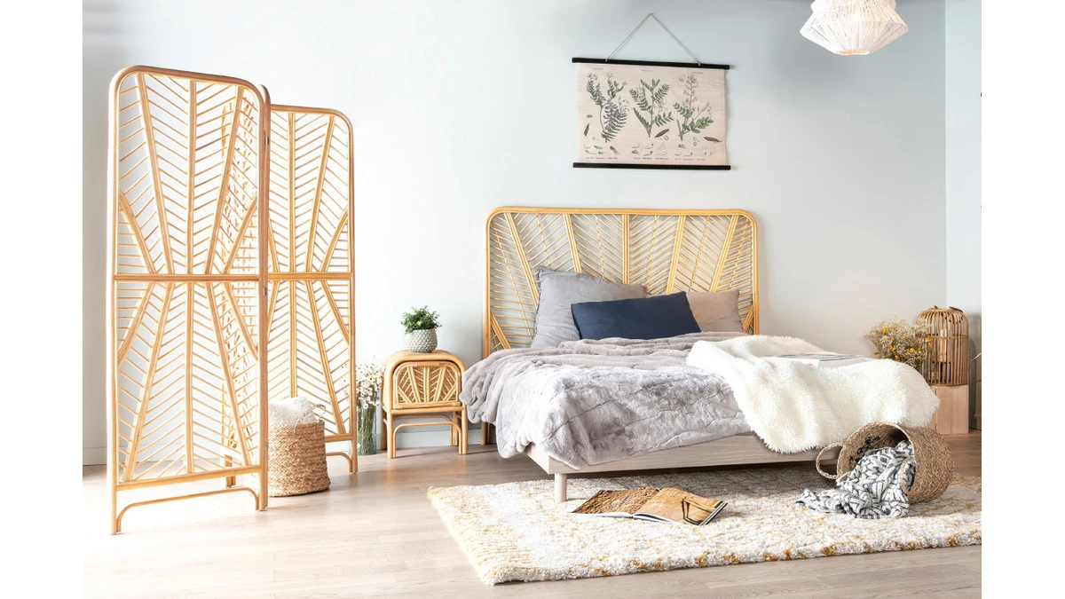 Table De Chevet En Rotin GALON - Miliboo & Stéphane Plaza 8 Table De Chevet En Rotin GALON - Miliboo & Stéphane Plaza – Image 6