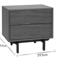 Table De Chevet Vintage Noyer Et Métal MANNY -Boutique Miliboo table de chevet vintage noyer et metal manny 51817 62e24a9b1665a 1200 675